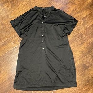 Wishlist Oversized Satin Shirtdress